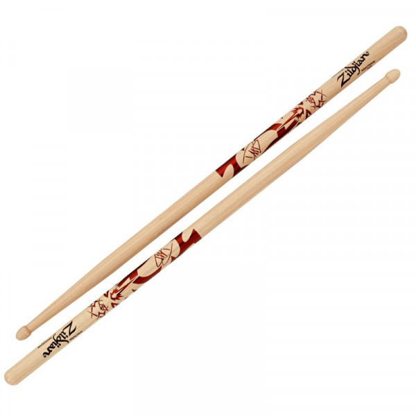 ZILDJIAN ZASDG DAVID GROHL ARTIST SERIES барабанные палочки с деревянным наконечником, именные, материал: орех