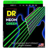 DR NGE-11 Hi-Def NEON струны для электрогитары сильного натяжения (11-50)