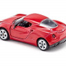 Легковой автомобиль Siku 1451 Alfa Romeo 4C 1/55, 9.7 см