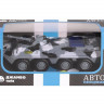 Танк "АВТОПАНОРАМА" "ОМОН", хаки, 1/54, инерция, свет, звук, в/к 17*8*6,5 см