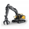 Радиоуправляемый экскаватор Double Eagle Volvo EC160E 1/16, 2.4G, металл, 3 в 1 RTR