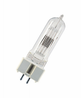 PHILIPS 6823P GCT T27 лампа галогеновая 230 В/650 Вт GY 9.5 400 часов