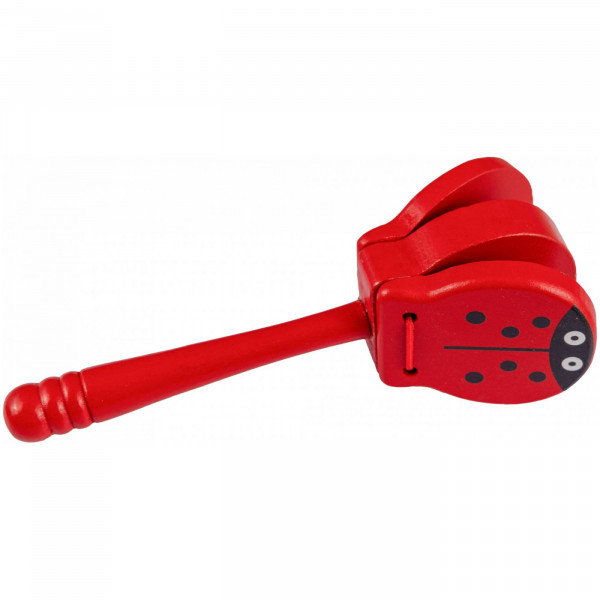 Кастаньеты на ручке BEE DF301 Ladybug