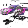 Радиоуправляемый монстр MJX Hyper Go H16H (фиолетовый) 4WD 2.4G LED GPS 1/16 RTR