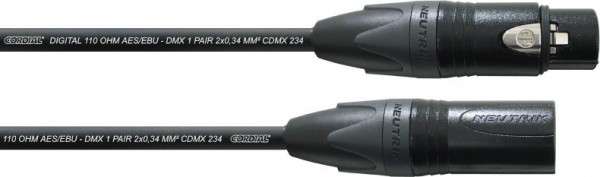 Кабель Cordial CPD 3 FM цифровой DMX AES EBU XLR