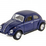 Машина Kinsmart "Volkswagen Classical Beetle" инерция (1/12шт.) 1:32 б/к