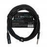 Микрофонный кабель ROCKDALE MN001-10M, разъемы XLR male X mono jack male, 10 м