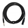 Микрофонный кабель ROCKDALE MN001-10M, разъемы XLR male X mono jack male, 10 м