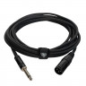 Микрофонный кабель ROCKDALE MN001-10M, разъемы XLR male X mono jack male, 10 м