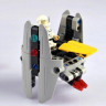 Конструктор CaDA Technic звездный отряд, соберите звездный корабль с C54001W+02W+04W (83 детали)