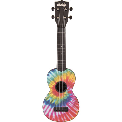 Укулеле-сопрано KALA KA-SU-TIEDYE цвет - черный , рисунок - Tie Dye