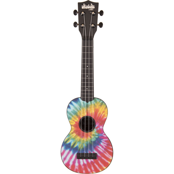 Укулеле-сопрано KALA KA-SU-TIEDYE цвет - черный , рисунок - Tie Dye