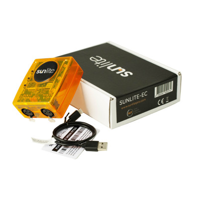 SUNLITE EC DMX-интерфейс (1024 каналов), USB type C, DMX in/out