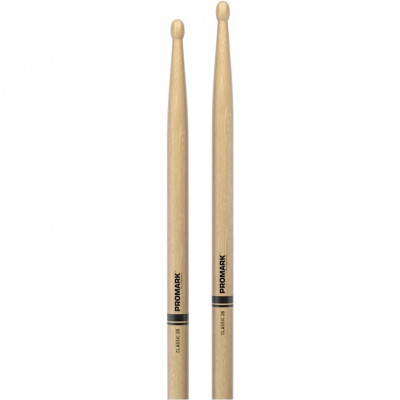 Барабанные палочки PROMARK TX2BW HICKORY 2B Wood Tip орех, овальный деревянный наконечник