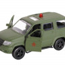 Машина "АВТОПАНОРАМА", хаки, 1/50, инерция, в/к 12*7*5,5 см