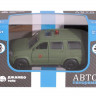 Машина "АВТОПАНОРАМА", хаки, 1/50, инерция, в/к 12*7*5,5 см