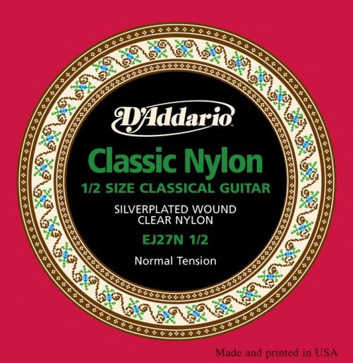 D'ADDARIO EJ27N 1/2 Normal 29-45-струны для 1/2 классической гитары