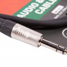 Кабель микрофонный FORCE FMC-15/1 XLR(F) - стерео джек (TRS), 1 м