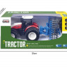Р/У фермерский трактор Korody с сеноподборщиком, двойные колеса 1/24 2.4G 6CH RTR
