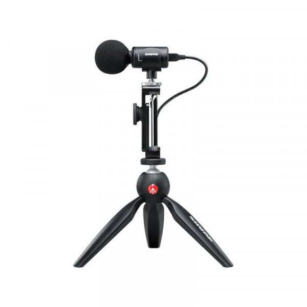 Видеокомлект SHURE MV88+DIG-VIDKIT,  MV88+ цифровой стереомикрофон + минитрипод