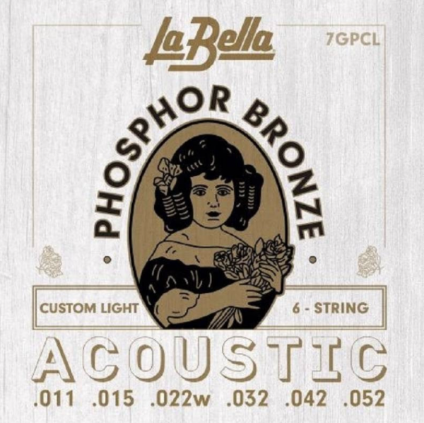 LA BELLA 7 / GPCL струны для акустической гитары