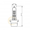 OSRAM 93721 QXL750 LL лампа галогеновая 750 Вт 77В ресурс 1500 ч, цоколь байонет